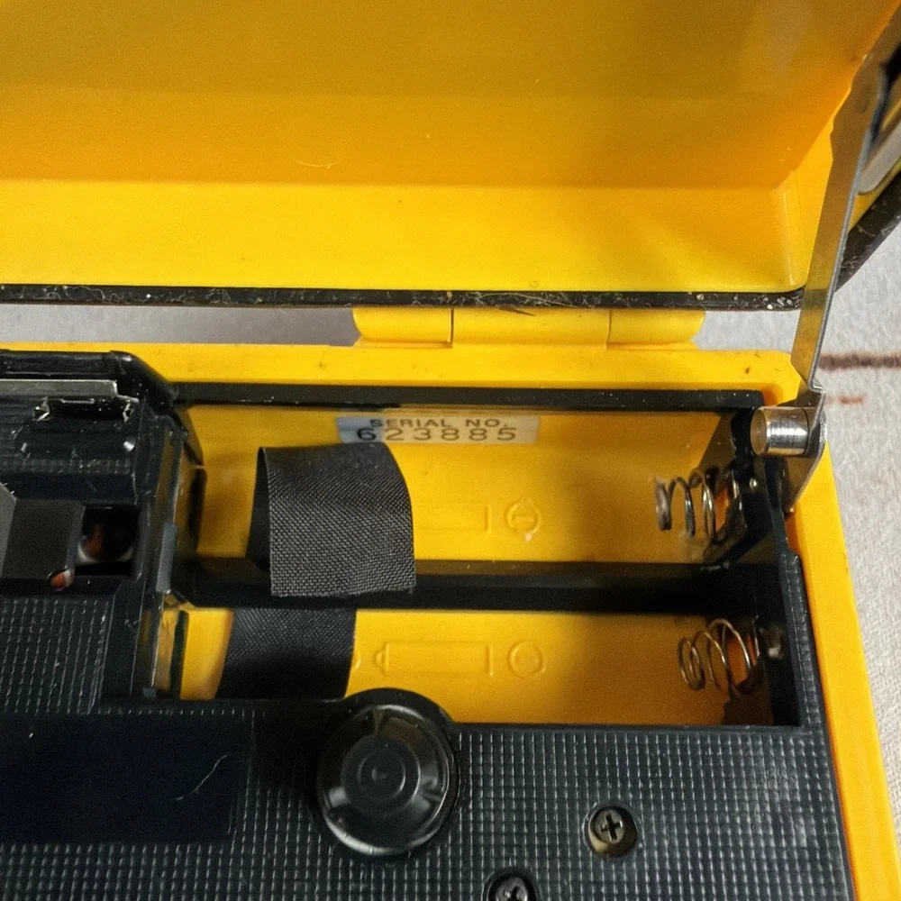 Sony WM-F75 Yellow Sports Walkman Cassette Radio For Parts
